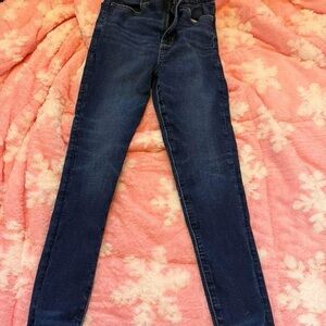American Eagle Outfitters Dark Blue Straight Leg Jeans